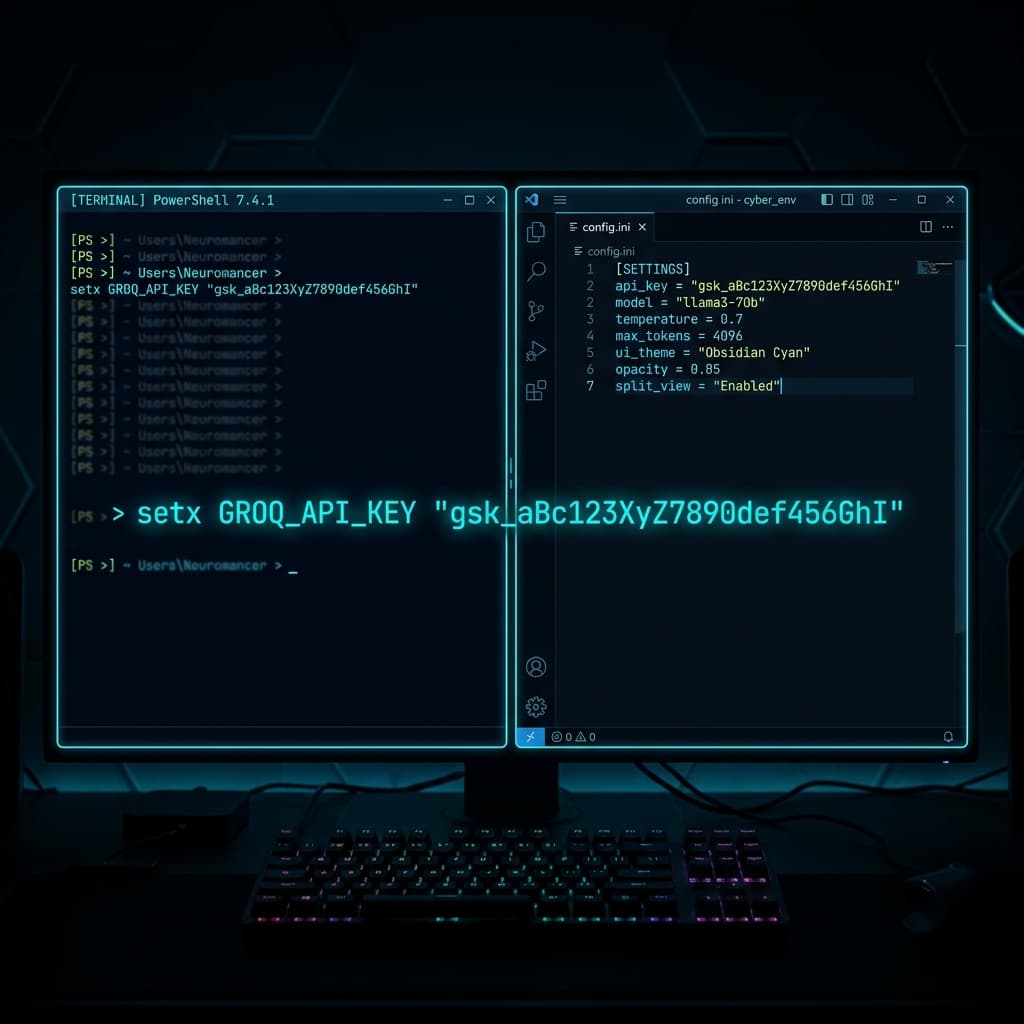 Configuring the API key via terminal or config.ini